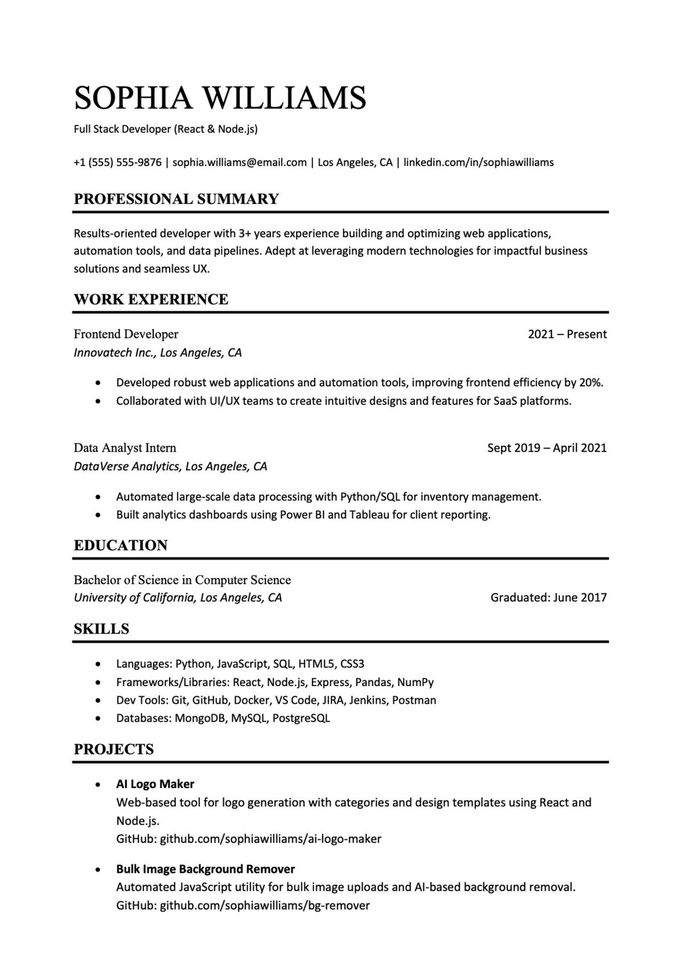 Creative CV 1