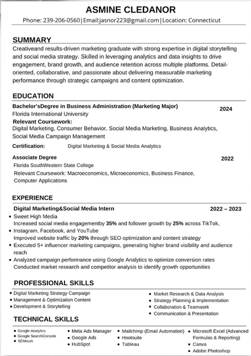 Creative CV 3